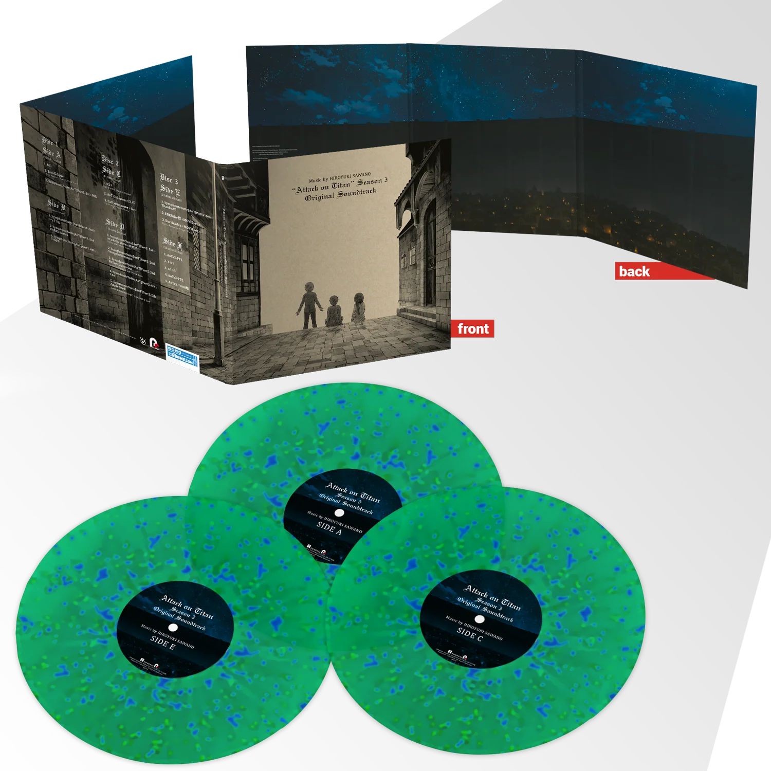 Attack On Titan Season 3 Original Soundtrack (LITA Exclusive Variant) - Image 2