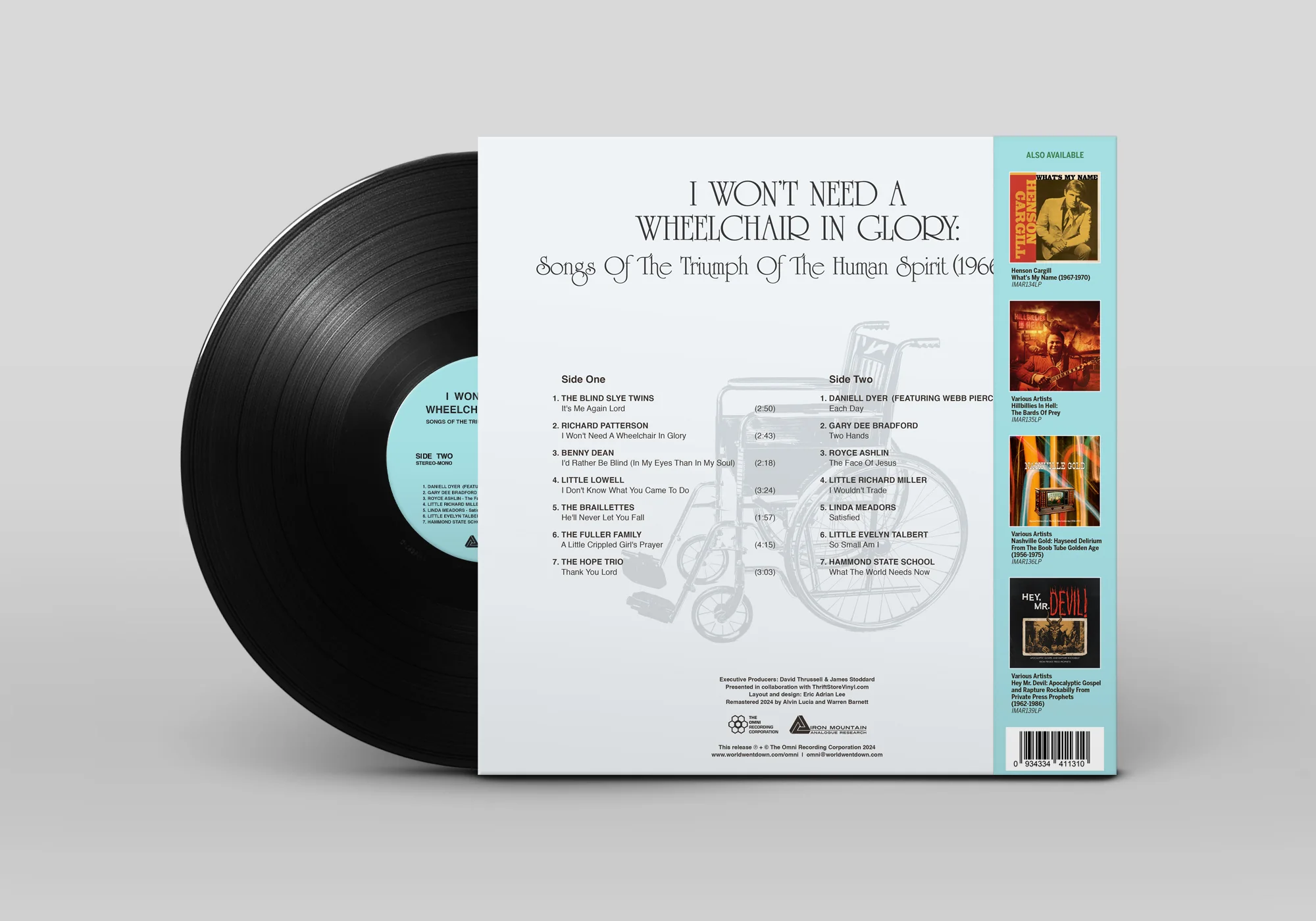 I Won't Need A Wheelchair In Glory: Songs Of The Triumph Of The Human Spirit (1964-1984) - Image 3