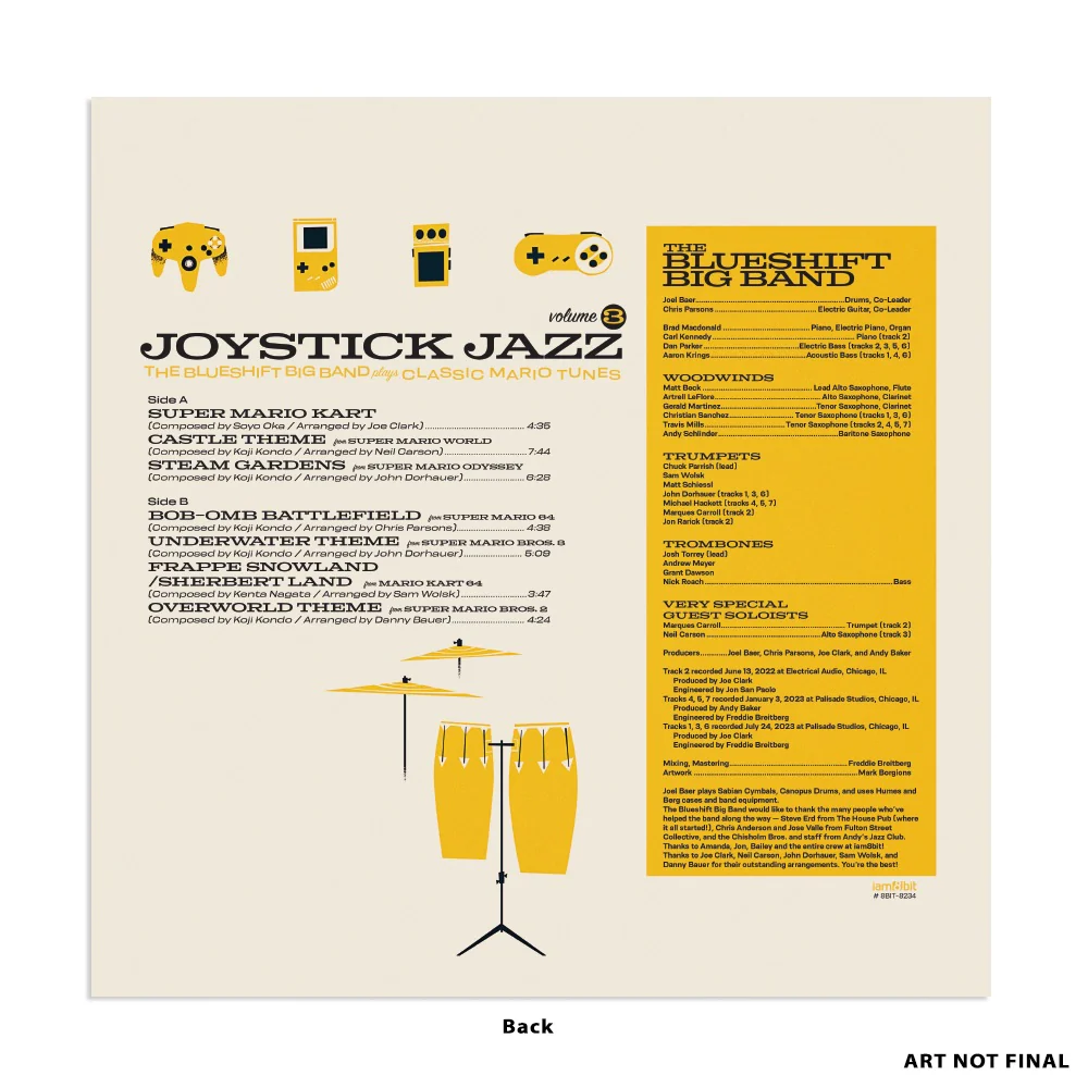 Joystick Jazz: The Blueshift Big Band Plays Classic Mario Tunes (Vol. 3) - Image 4