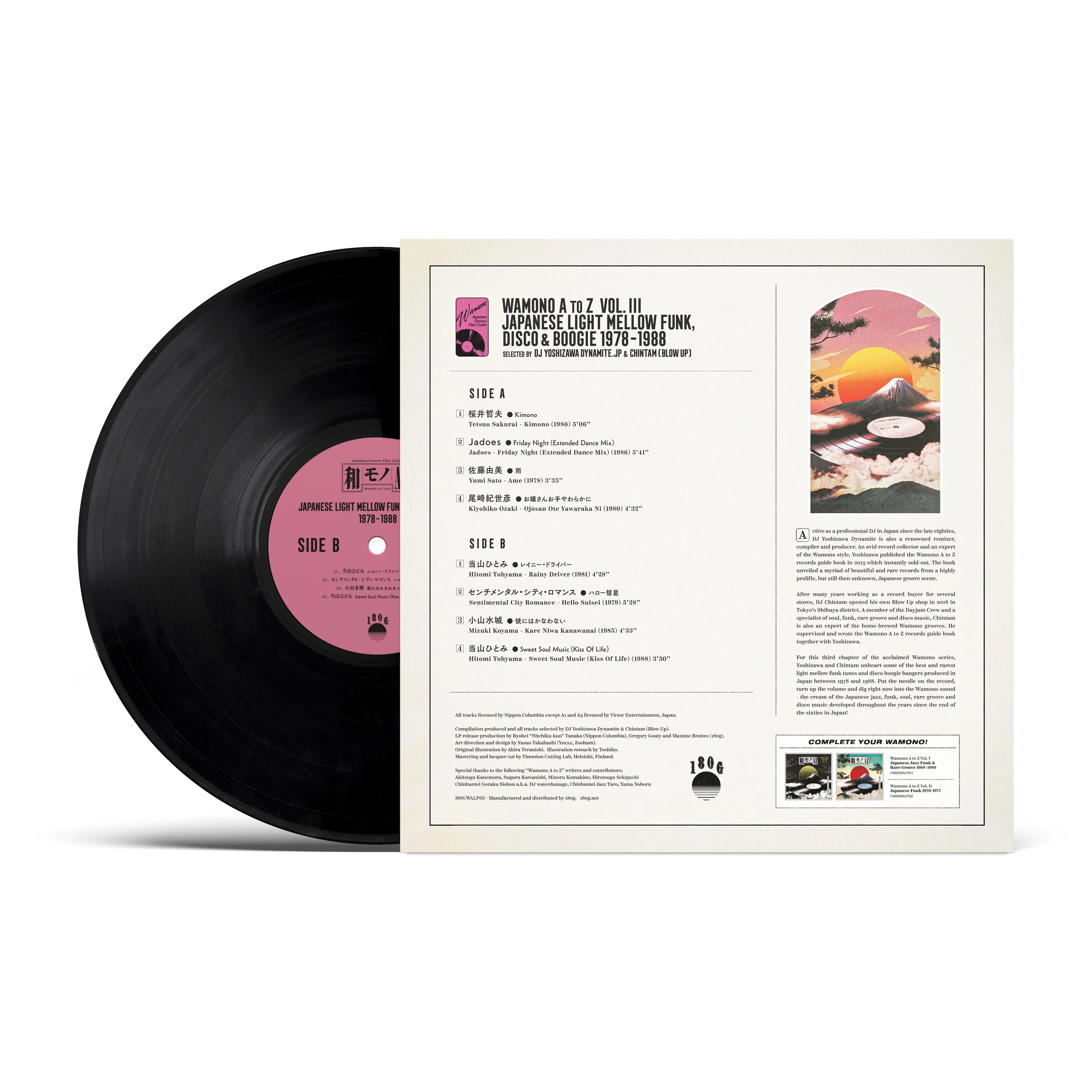 WAMONO A to Z Vol. III - Japanese Light Mellow Funk, Disco & Boogie 1978-1988 (Selected by DJ Yoshizawa Dynamite & Chintam) - Image 3